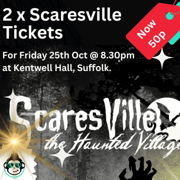 Win 2 x Scaresville Tickets for the best halloween ever!