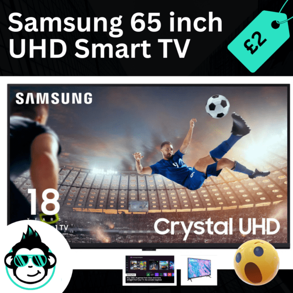 Win Big - Samsung 65 inch UHD Smart TV