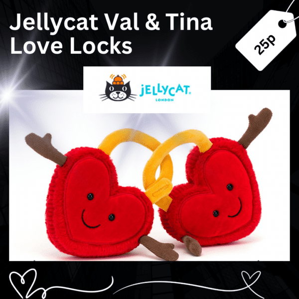 Win a Jellycat Val & Tina Love Locks