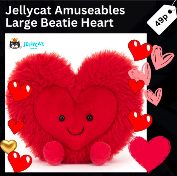 Win a Jellycat Amuseables Beatie Heart