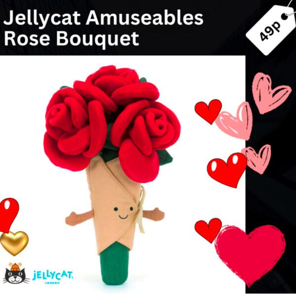 Jellycat Amuseables Rose Bouquet