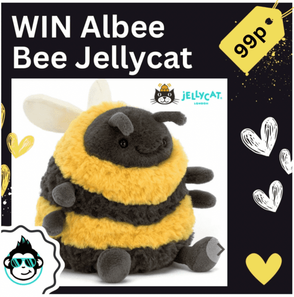 Albee Bee Jellycat - Just 99p to enter!