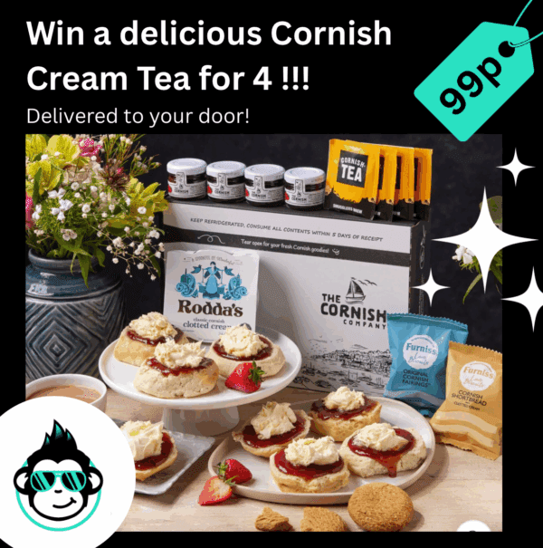 Win a Cornish Cream Tea for 4 Delivered to your door!