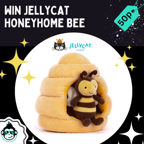 Jellycat Honeyhome Bee - Just 50p to enter