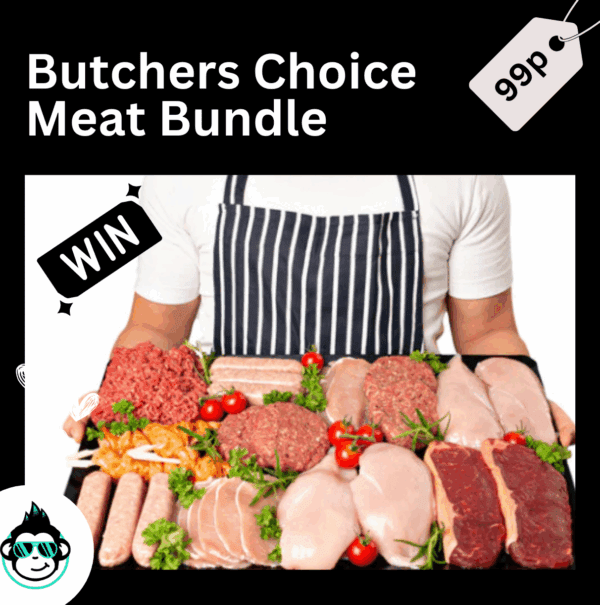 Win a Butchers Choice Meat Bundle for only 99p