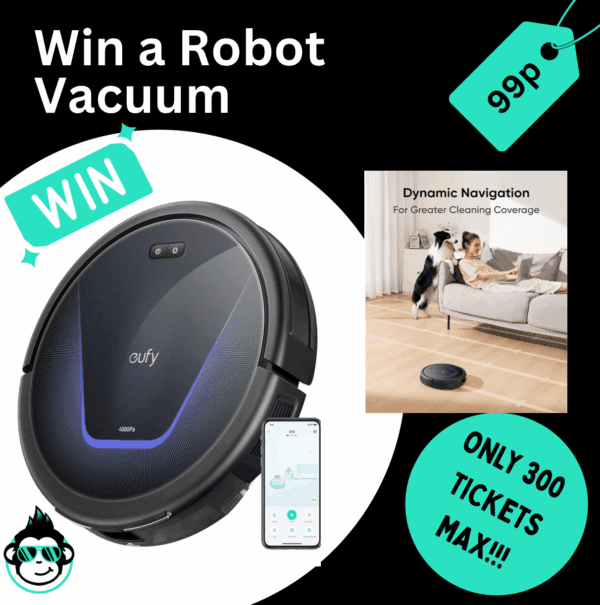 Win a Robot Vacuum for just 99p