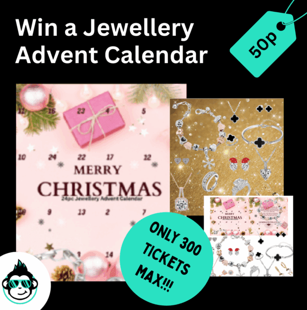 Win a Jewellery Advent Calendar for just 50p