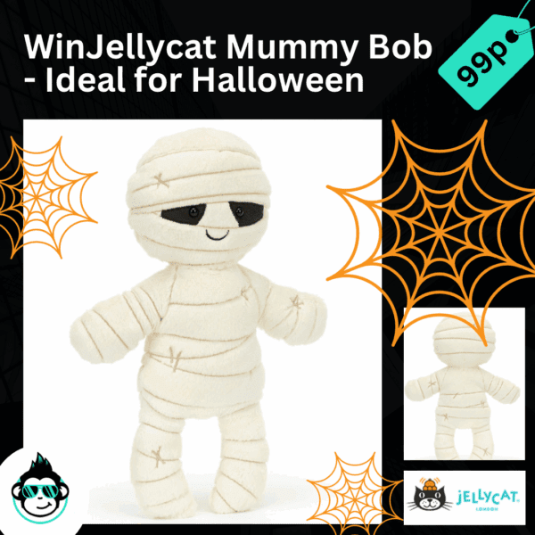 Jellycat Mummy Bob - Perfect for Halloween